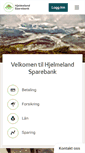 Mobile Screenshot of hjelmeland-sparebank.no